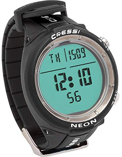 CRESSI - EKS 840055/391 : CRESSI - EKS 840055/391 : Tauchcomputeruhr NEON FARBE SCHWARZGRAU