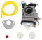 AISEN Carburetor for SCEWFIX TITAN TTL530GBC 43cc 52cc Brush Cutter Trimmer Carburettor Fuel Line Filter Kit