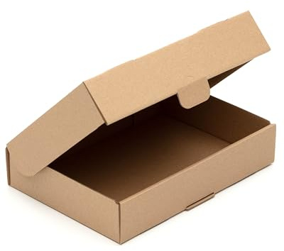 Boîtes aux courriers Maxi KK Verpackungen | 25 pièces, 218 x 153 x 45 mm, cartons d'expédition pour expéditions de marchandises | Boîtes pliantes pour envois de maxi-lettres