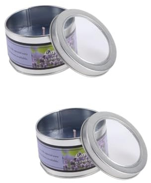 MAGICLULU 2piezas Velas Aromáticas De Lavanda Candelas De Masaje Hidratantes Para Aromaterapia y Spa Decoración Para Eventos De Cumpleaños y Relajación