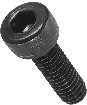 METALLIXITY Tornillos de Cabeza Cilíndrica con Hexágono Interior (M4-0.7x12mm) 50pcs, Acero al Carbono Allen Tornillo de Cabeza Hexagonal Métrico - Grado de Máquina 12.9 Rosca Completa, Negro