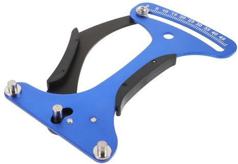 Happyyami Misuratore di Tensione per Raggi di Bicicletta Professionale Strumento Portatile Alluminio per Test della Tensione delle Ruote Accessorio per Mountain Bike e Bici da Strada