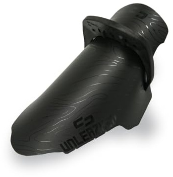 Unleazhed Schraubbares Schutzblech | M01 Bolt On Mudguard | Für Fox 34*,36*,38 | Rockshox Zeb, Domain, Lyrik, Pike (Beschreibung beachten) | Made in Germany