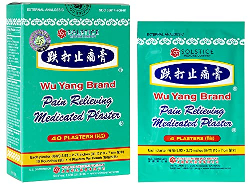 Wu Yang Pain Relieving Medicated Plaster External Analgesic by Solstice Medicine Company
