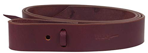 Thor Equine Fixation pour Sangle de Selle (Tie Strap) - en Cuir Latigo de Haute qualité - Longueur : 175 cm