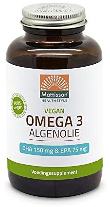 Mattisson Aceite de algas Omega 3 DHA150 / EPA75-120ca