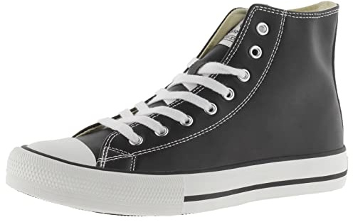 victoria Botín Tribu Efecto Piel & Cordones Blancos 1065175 para Mujer Negro 38