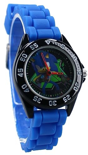SONIC THE HEDGEHOG Prime Analoge Kinder-Armbanduhr - Farbe Blau