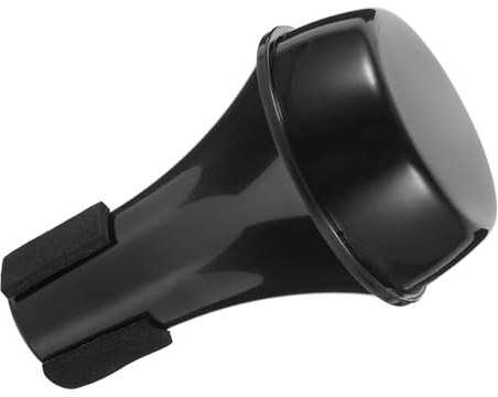 Toyvian Sordina per Tromba in Abs Nero, Riduce Volume e Previene Deformazioni, Design Elegante, Leggera per Esercitarsi a Casa