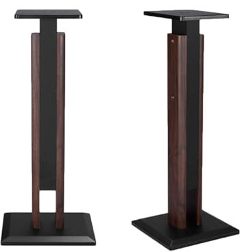Högtalarställ, Högtalarställ i trä, Ställ for hemmabio surroundljud med justerbar höjd, Högtalarställ for bokhyllor for hemmakontor, Inspelningsstudior(Style 1)