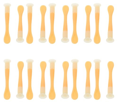 TOYZFRIENDY Lot de 20 Outils de Retrait de Lentilles de Contact à Ventouse Jaune, Applicateurs Portables pour Lentilles Rigides et Souples, Accessoires Compacts pour Usage Hygiénique et
