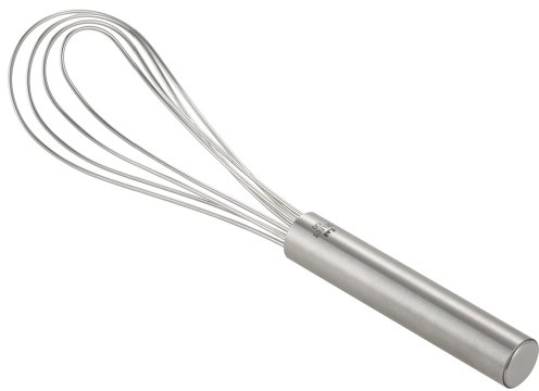 KAI Tellerbesen - 24,5 x 6,2 x 4,5 cm - Aus Edelstahl gefertigt - Funktionaler Küchenhelfer - Löffelform zum Entnehmen Rührbesen Schneebesen