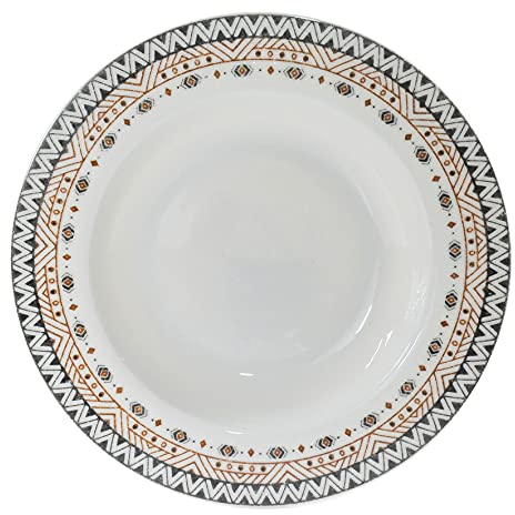 Piatto Porcellana Fade Mandala Fondo cm.Ø21,5 Set pz.6