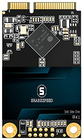 S SHARKSPEED SSD 1TB mSATA Mini SATA 3 (6Gb/s) TLC 3D NAND SSD Festplatte Intern Solid State Drive für Notebooks,Desktop PC (1TB, mSATA)