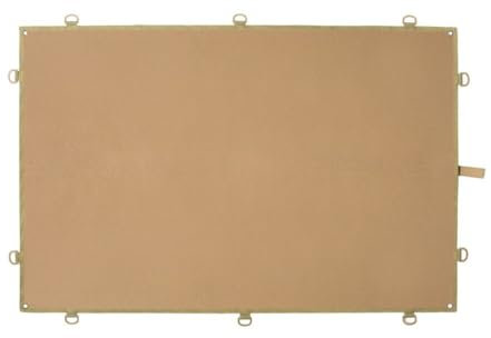 Pandiui23 Militärische Taktische Display Display Panel Moral Patch Haken und Schleife Klettpanel Militär Taktische Display Panel mit Klettverschluss (110 x 70 cm, Beige)