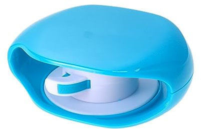 Veemoon Automatischer Kabelroller Für Kopfhörer Headset Kopfhörerkabel Kopfhöreraufbewahrung Blau Tragbarer Kabel-Organizer Aus Pc Und Abs-Material