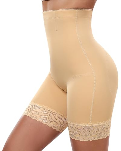 Lonya Fajas Reductoras Mujer Adelgazante Braga Pantalones Cortos Reductor Moldeadores Cintura Alta Braguitas de Encaje Shapewear