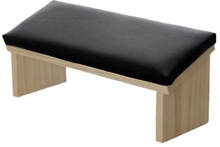 Brazo Uñas Rest - Almohadilla De Escritorio Con Bisel, Base De De Mano | Cojín De Soporte De Pintura De Uñas Con Marco De Madera, Herramienta Ergonómica Para Un Soporte Para Pe