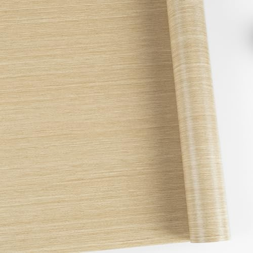 Abyssaly Wood Effect Sticky Back Plastic Roll, Vintage Brown Vinyl Wrap Self Adhesive Wallpaper, Waterproof Removable Wallpaper for Furniture, Walls, Kitchen 30cmX200cm