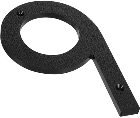 WOONEKY Placa de Flotante Moderna para Exterior Señalización Visible para Puerta Principal para Viviendas y Escuelas