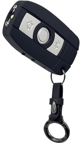 Rechargeable Stun Gun with LED Flashlight, Keychain Safety Device with Safety Switch for Outdoor & Emergency Use