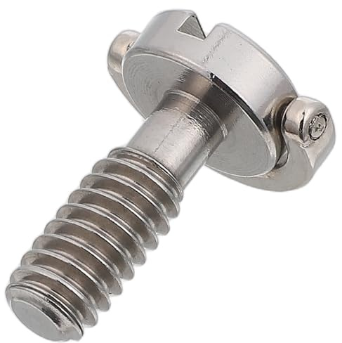 Uonlytech Vite per Treppiede in Acciaio Inox 1/4 Anello a d Scanalata Vite a Sgancio Rapido per Montaggio Stabile Piastra Fotocamera DSLR Accessorio per Fotografia All’Aperto