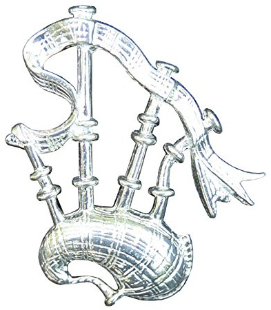 Broche Cornemuse pour Homme ou Femme, Fait Main en Etain Fin - Fabrication Francaise