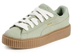 PUMA Scarpe da ginnastica da donna Fenty X Creeper Phatty Nubuck con lacci casual - verde, Verde, 8.5