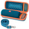 Tasche & Hülle für JBL Flip 6 & 5- Schutztasche für JBL Flip Essential 2, Zubehör, Wasserdicht, praktische Lautsprecher-Etui, Grün