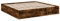 vidaXL Bettgestell, Bett Doppelbett für Schlafzimmer, Bettrahmen mit Lattenrost, Schlafzimmerbett Modernes Design, Räuchereiche 200x200cm Holzwerkstoff