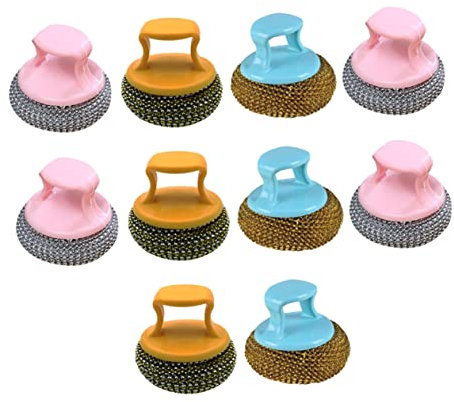 KOMBIUDA 20piezas Estropajo De Acero Inoxidable para Limpieza De Cocina Herramienta De Limpieza Práctica y Duradera para Fregaderos y Utensilios De Cocina