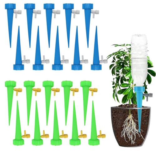 WUSJCOF 20 PCS Irrigazione Goccia Automatica, Irrigazione Automatica per Piante, Irrigazione a Goccia, ianteirrigazione Automatica,Sistema di Irrigazione Regolabile, per Dispositivo Vasi