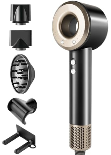 Seche Cheveux, LESCOLTON Sèche-cheveux 500M Ions - Moteur Brushless 110000 tr/min Séchage，Secador 72 dB à Faible Bruit Pour Maison et Voyages