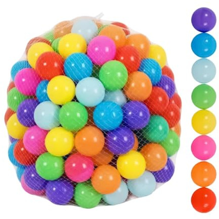 Générique Balle pour Piscine À Balle | Balles Piscine A Balles pour Bébé - 50 Pièces, 7cm Diamètre, Plastique Alimentaire, pour Aire De Jeux Anniversaire Chambre Playpen Jardin Préscolaire