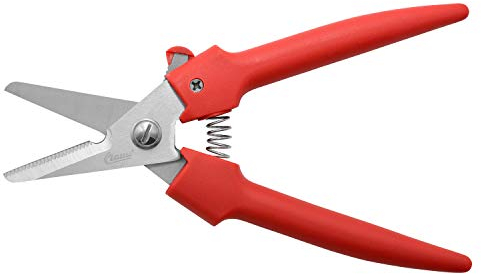 Clauss Blumenschere, 19 cm, 26.7 x 10.8 x 1.7 cm, rot, 33503