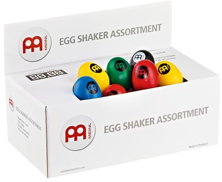 MEINL Percussion Egg Shaker Box -60 batidores de huevos percusión, ES-BOX