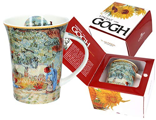CARMANI - Porslinsmugg dekorerad med First Step av Vincent Van Gogh 350 ml
