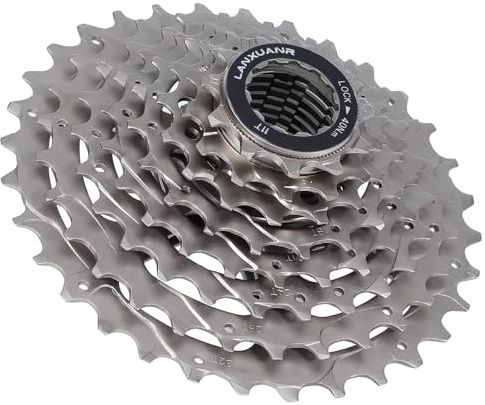 LANXUANR Cassette de vélo 8 Vitesses pour VTT, vélo de Route, Super légère (11-28T)