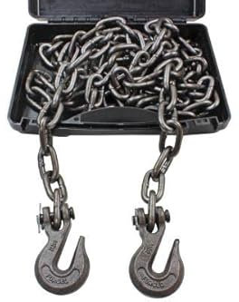 US PRO 4 Meter Steel Heavy Duty Towing Chain With Hooks 1770KGS 9127