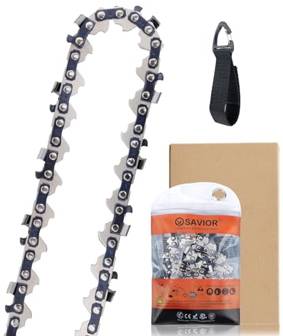 Qiaomiao Sägeketten für 12 Zoll (30 cm) Schwert, 1/4 1,1 mm 64 Treibglieder ketten Kompatibel mit Stihl Kettensägen - 36700000064