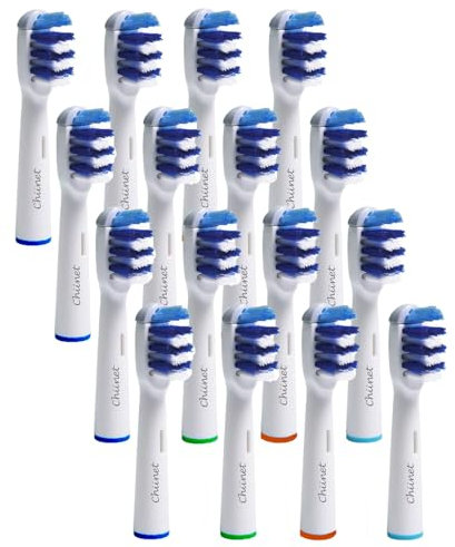 16 testine di ricambio compatibili con Oralb Tri-zone, EB30, testine di ricambio generiche adatte per spazzolino elettrico Oralb