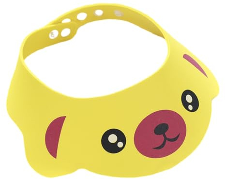 EYVRPAU 2PCs Sombrero Ducha-Sol Bebé, Ajustable Champú, Gorro Suave Impermeable, Visera Baño Niños