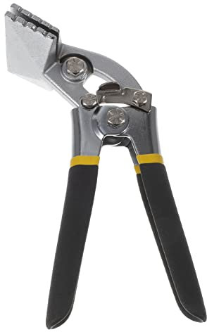 Uonlytech Strumento Per Piegare Lamiera Con Manico Antiscivolo e Doppia Morsa Utensile Manuale Per Piegare e Appiattire Metallo Per Keel Leggero e Costruzione Di Porte e Finestre