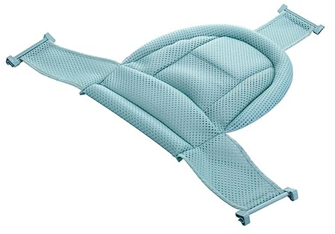 BESTonZON Soporte Para Bañera Antideslizante Cojín De Malla Transpirable Para Ñiño, Ajustable, Seguro Para Recién Nacidos, Estante De Baño Para Bebés Color Verde