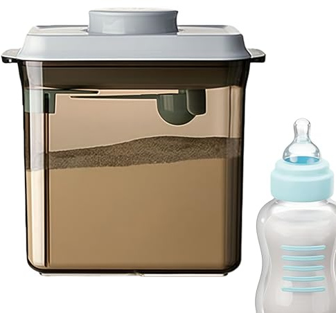 Babynahrung Unterwegsbehälter - 1700ml Lufter Frischhaltedose,Tragbarer Babynahrungsbehälter mit Messlöffel - Für Haushalt Reise Und Auto
