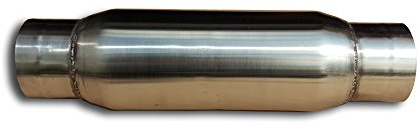 Silencieux intermédiaire en acier inoxydable Bullet Bomb - 101 mm x 406 mm