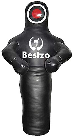 Bestzo MMA Martial Arts Brazilian Grappling Dummy Black Canvas-70 inches