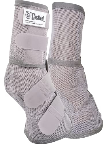 Cashel Crusader Horse Leg Guard Fly Boots 3, Grey, Mini Pony, (CASC-LG3)