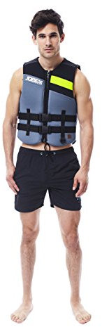 Jobe Neopreno Chaleco Neo Vest Men Chaleco Nadar Neopreno Chaleco esquí acuático black - amarillo, XXXL