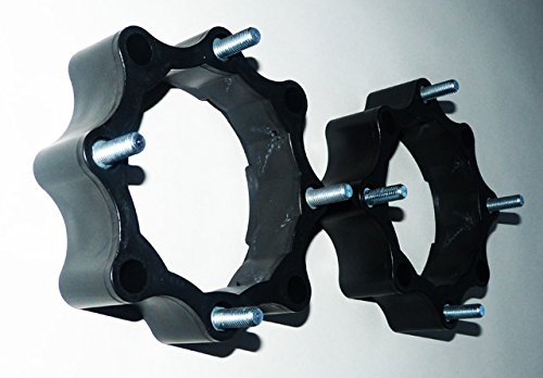 Spurverbreiterungen Quad ATV 110 mm - 115 mm Lochkreis hinten und vorne schwarz